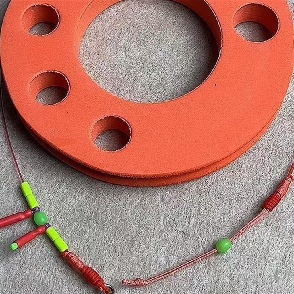 A50 Double-Head Main Line Rig on Spool (3-Pack) - Diamond Knot