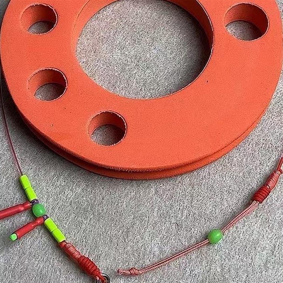A50 Double-Head Main Line Rig on Spool (3-Pack) - Diamond Knot