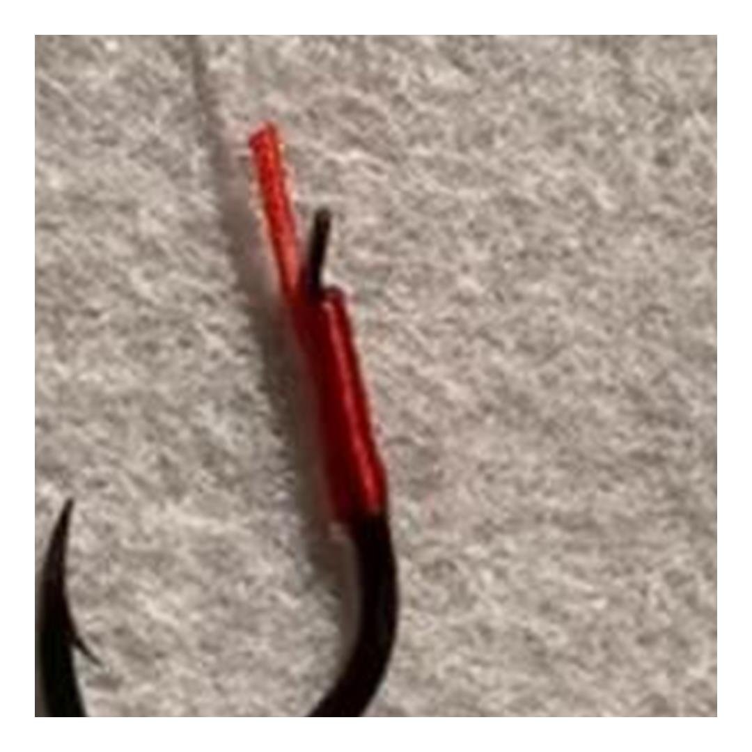 A60 Knotless Snelled Hooks - A3 Offset Barbed Big-Fish Double Rig (10-Pack) - Image 3